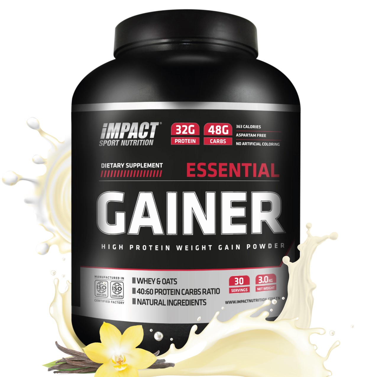 Impact Hurricane Mass Gainer 3kg